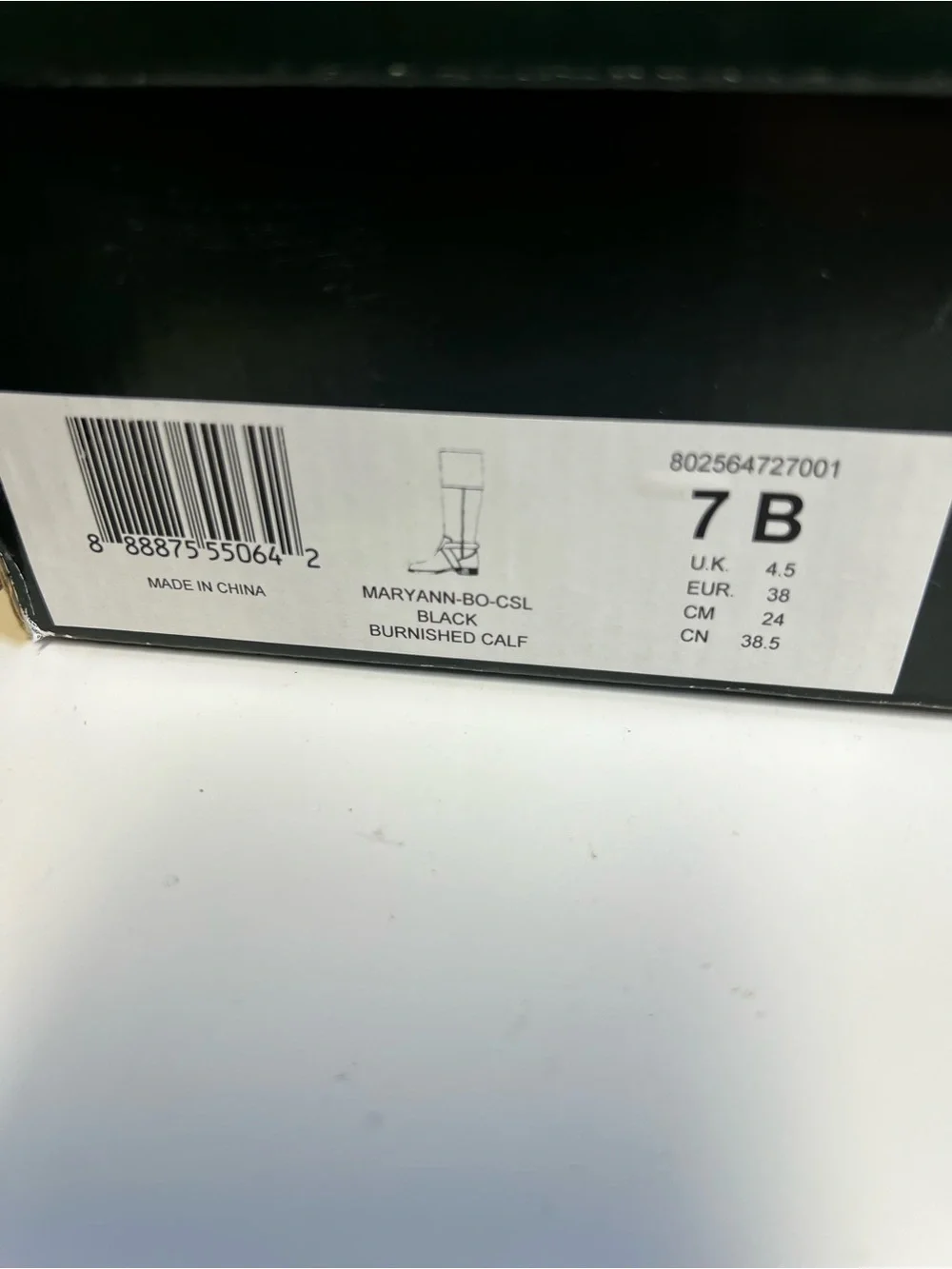 Black Leather Ralph Lauren Riding Boots size 7
